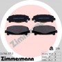 24766.175.1 ZIMMERMANN КомплеК т гальмівних колодок, дискове гальмо