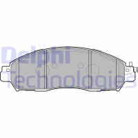 LP3291 DELPHI Комплект гальмівних колодок дисковий гальм
