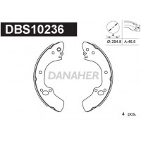 DBS10236 DANAHER Комплект гальмівних колодок