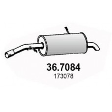36.7084 ASSO Глушник вихлопних газів кінцевий