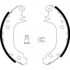 8DB 355 002-001 HELLA PAGID Комплект гальмівних колодок