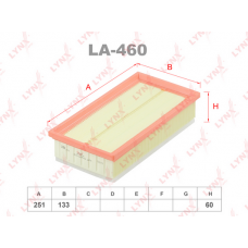 LA-460 LYNXauto Повітряний фільтр