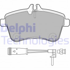 LP1938 DELPHI Комплект гальмівних колодок дисковий гальм