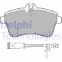 LP1938 DELPHI Комплект гальмівних колодок дисковий гальм