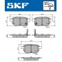 VKBP 90282 A SKF Комплект гальмівних колодок дисковий гальм