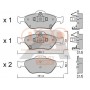 704-17004P IAP QUALITY PARTS Комплект гальмівних колодок дисковий гальм