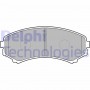 LP1909 DELPHI Комплект гальмівних колодок дисковий гальм