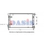 330050N AKS DASIS Радіатор охолодження двигуна