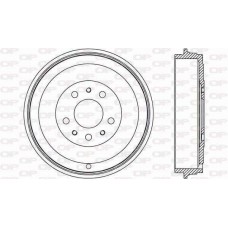 BAD9093.10 OPEN PARTS Гальмівний барабан