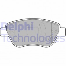 LP1989 DELPHI DELPHI OPEL Гальмівні колодки передн.Corsa D 06 -