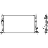 3301-1027 SAKURA Automotive Радіатор охолодження двигуна