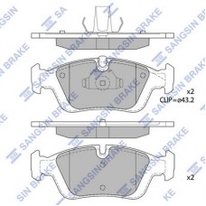 SP1388 Hi-Q Комплект гальмівних колодок дисковий гальм