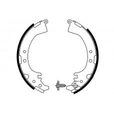 KBS-9930 KAVO PARTS Комплект гальмівних колодок