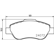 PCP1556 DON КомплеК т гальмівних колодок, дискове гальмо