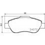 8DB 355 011-241 HELLA Комплект гальмівних колодок дисковий гальм
