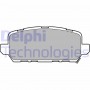 LP3244 DELPHI КомплеК т гальмівних колодок, дискове гальмо