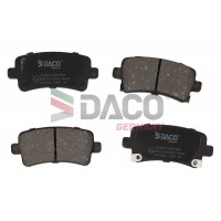 323643 DACO Germany Комплект гальмівних колодок дисковий гальм