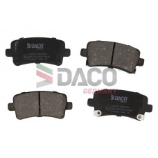 323643 DACO Germany Комплект гальмівних колодок дисковий гальм