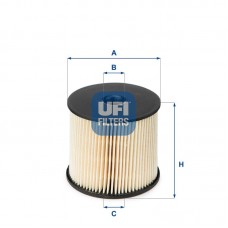 26.003.00 UFI Паливний фільтр