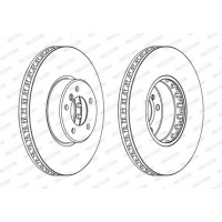 DDF1867C FERODO Гальмівний диск