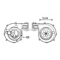 OL8630 AVA QUALITY COOLING Вентилятор салону