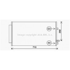 FT5462D AVA QUALITY COOLING Конденсатор кондиціонера