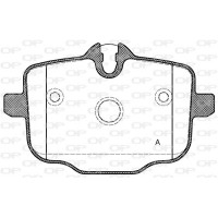 BPA1433.00 OPEN PARTS Комплект гальмівних колодок дисковий гальм