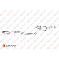 E12805L EUROREPAR Середній глушник вихлопних газів