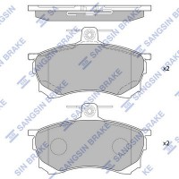 SP4051 Hi-Q Комплект гальмівних колодок дисковий гальм