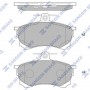 SP4051 Hi-Q Комплект гальмівних колодок дисковий гальм