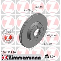 250.1347.20 ZIMMERMANN Гальмівний диск