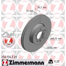 250.1347.20 ZIMMERMANN Гальмівний диск