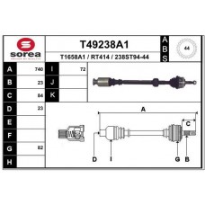 T49238A1 EAI Привідний вал