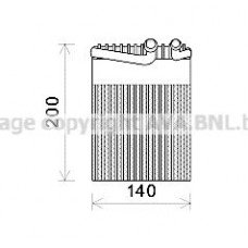 MSV554 AVA QUALITY COOLING Випарник кондиціонера