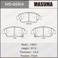 MS-8264 MASUMA Комплект гальмівних колодок