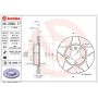 09.5390.77 BREMBO Гальмівний диск