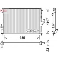 DRM37001 DENSO Радіатор охолодження двигуна