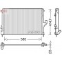 DRM37001 DENSO Радіатор охолодження двигуна