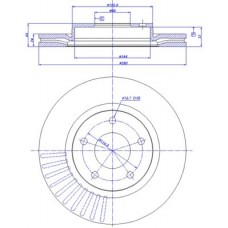 142.1601 CAR Гальмівний диск