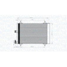 350203839000 MAGNETI MARELLI Конденсатор кондиціонера
