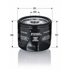 OL1302 TECNECO FILTERS Масляний фільтр