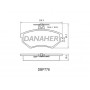 DBP778 DANAHER Комплект гальмівних колодок дисковий гальм