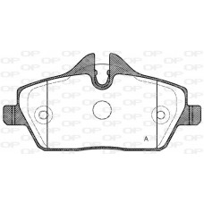 BPA1131.10 OPEN PARTS Комплект гальмівних колодок дисковий гальм