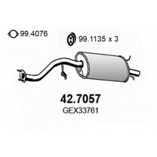 42.7057 ASSO Глушник вихлопних газів кінцевий