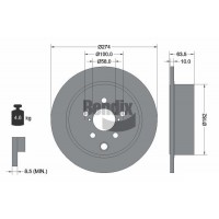 BDS1791 BENDIX Braking Гальмівний диск