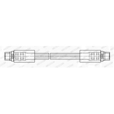 FHY3115 FERODO Гальмівний шланг
