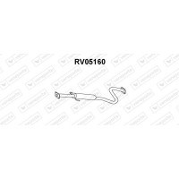 RV05160 VENEPORTE Предглушник вихлопних газів