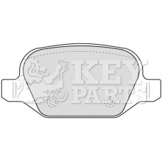 KBP1776 KEY PARTS Комплект гальмівних колодок дисковий гальм