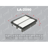 Повітряний фільтр LYNXauto LA-2090