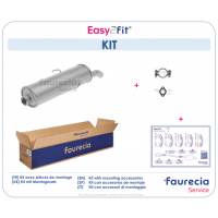FS45099 Faurecia Глушник вихлопних газів кінцевий